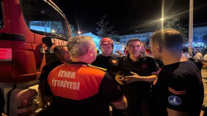 İzmir İtfaiyesi Balıkesir’de görev başında