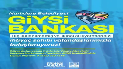 Narlıdere Belediyesi giysi bankası ile dayanışmayı büyütüyor