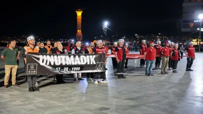 Konak’ta sessiz yürüyüş