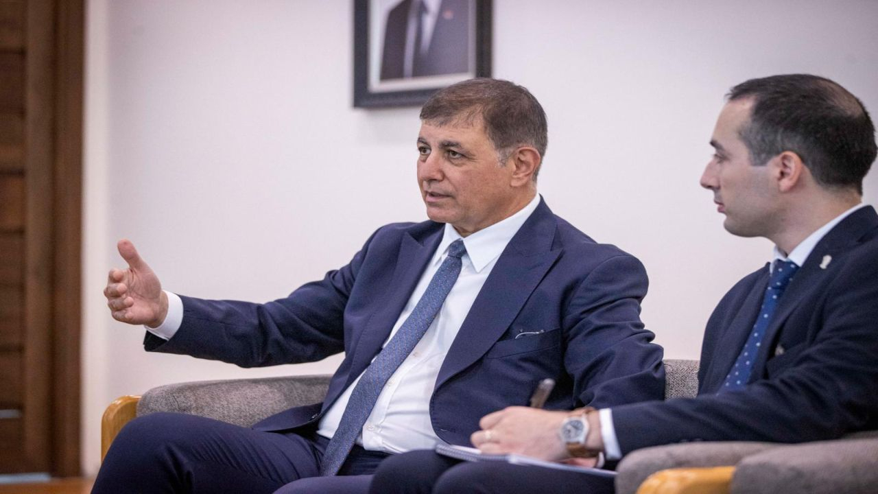 İtalyan Donanması heyetinden Başkan Tugay’a ziyaret