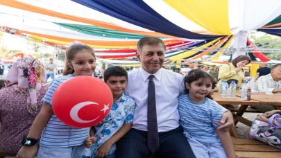 Başkan Tugay çocuklarla buluşmaya devam ediyor