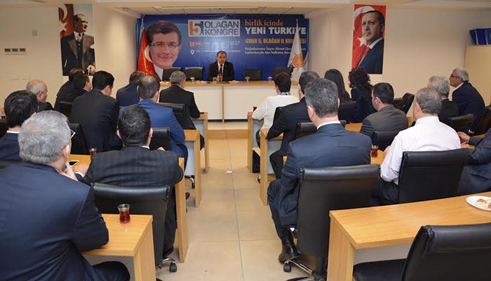 Delican, ilçe başkanlarıyla buluştu