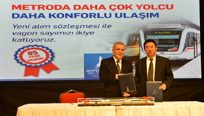 İZMİR METROSU’NA 85 YENİ VAGON