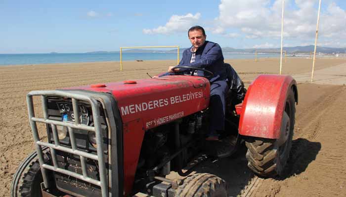 MENDERES’TE SAHİLLER YAZA HAZIRLANIYOR