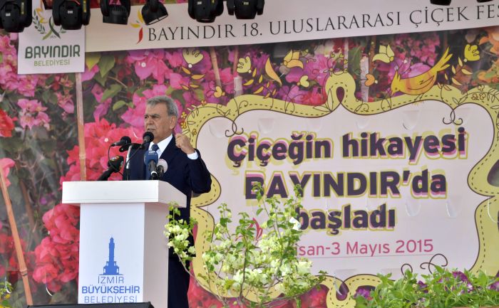 Bayındır çiçek açtı