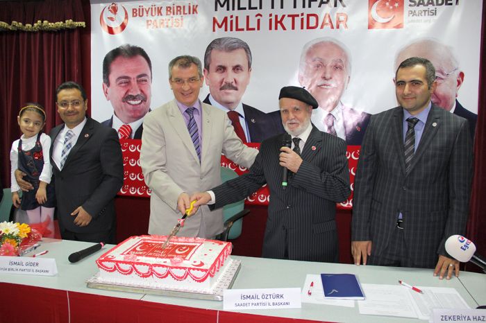SP ve BBP’den pastalı seçim startı