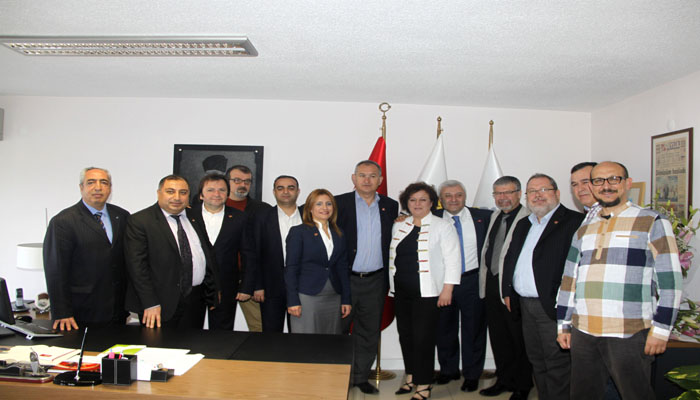 GAZETECİ ADAYLARDAN İGC’YE ZİYARET