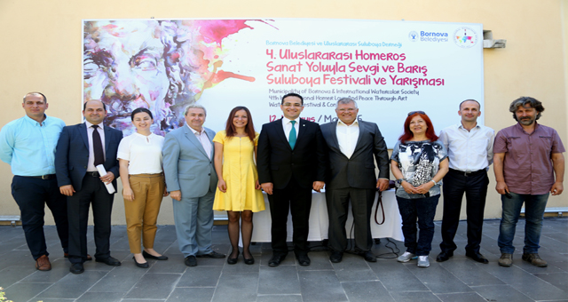 DÜNYA’NIN RESSAMLARI BORNOVA’DA BULUŞUYOR