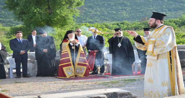 Bartholomeos “Bugün Burada Olmamızı Başkana Borçluyuz”