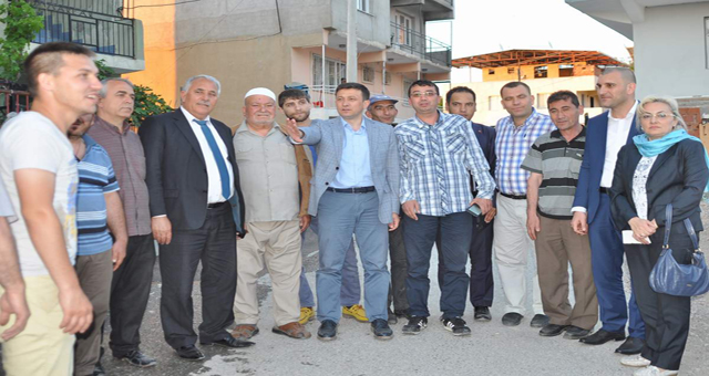 Kaya, Seçim Çalışmaları Kapsamında, Bornova İlçesinde Taziye Ziyareti