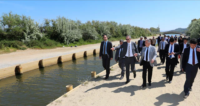 DSİ KURMAYLARI “ANTİK KANAL PROJESİ” İÇİN SELÇUK’TA