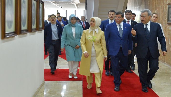 Başbakan Davutoğlu, Başkan Kocaoğlu'nu ziyaret etti