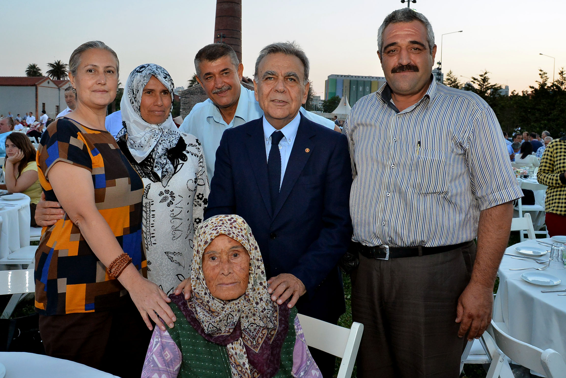 “Başkan oğlumu görmeye geldim”
