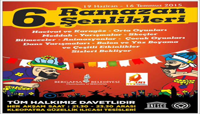 RAMAZAN ŞENLİKLERİ BAŞLIYOR
