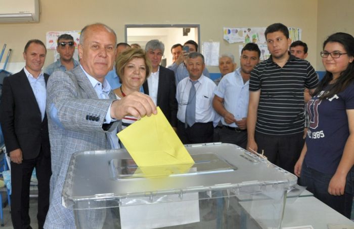 Türkiye’nin geleceğine oy verdi