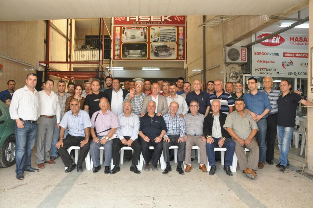 Sanayi esnafıyla buluştu