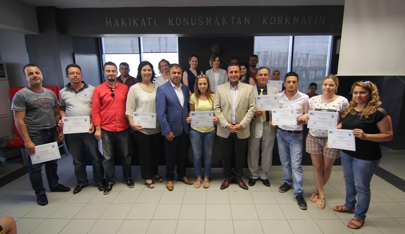 Menderes’te Girişimciler Sertifikalarını Aldı