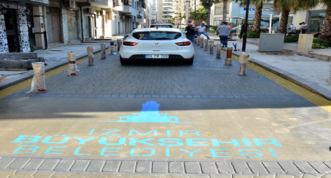 Renkli-Desenli Asfalt Yapıldı 2. Kordon Trafiğe Açıldı