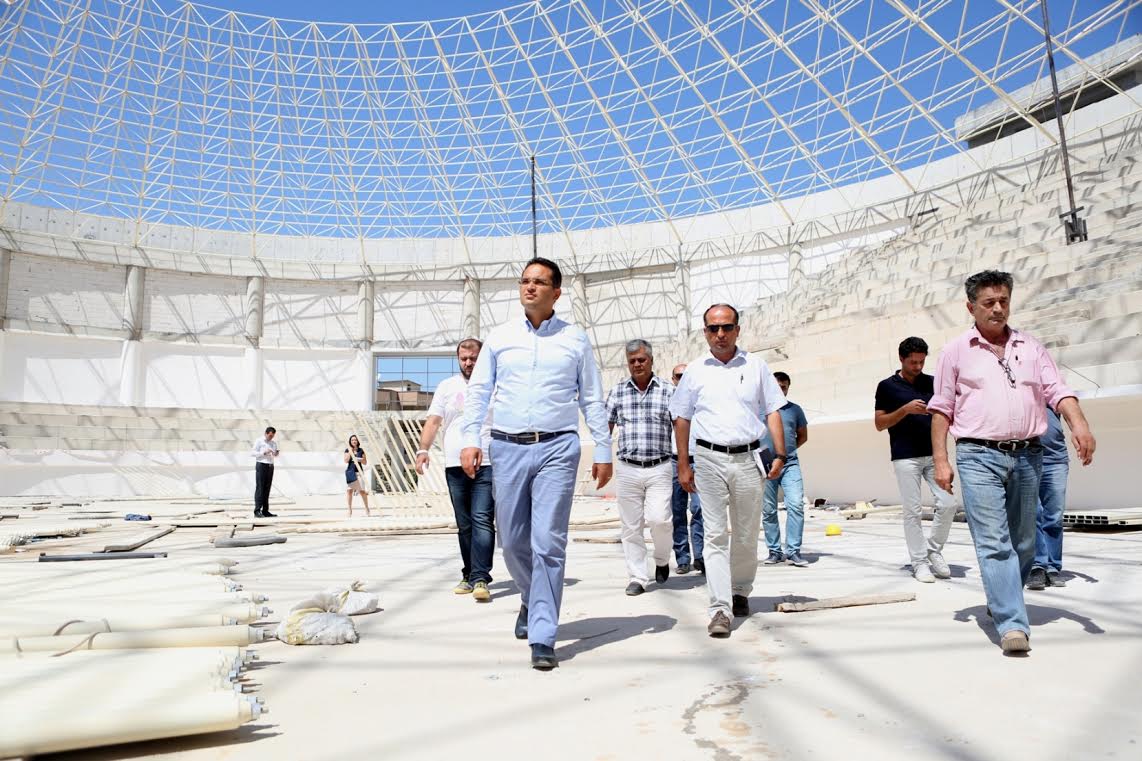 Doğanlar’daki Şehir Stadı ile Altındağ’daki Spor Kompleksi hızla ilerliyor
