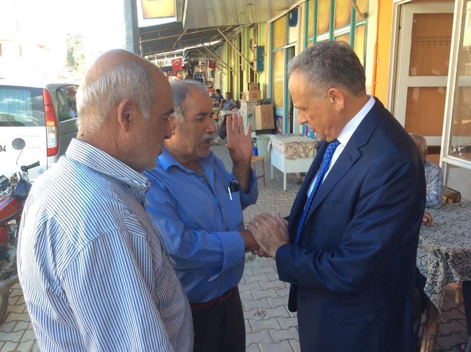 Başkan Mahmut Badem, Kaymakçı’da sel mağdurlarını ziyaret etti