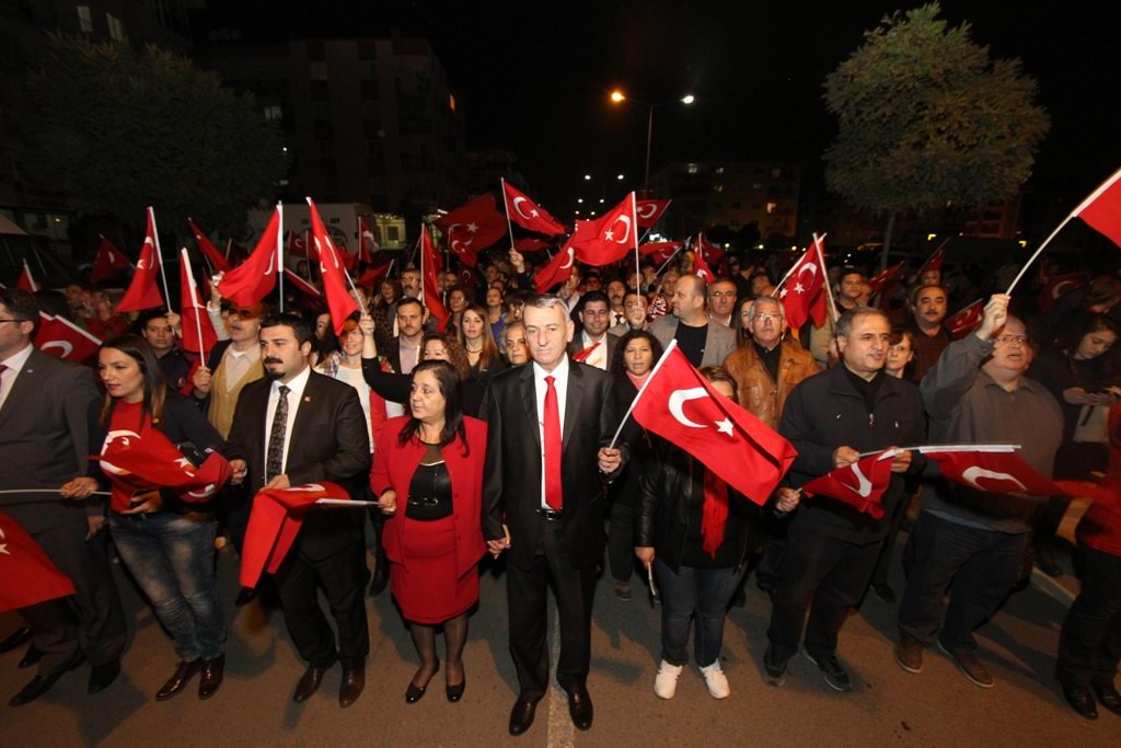 Gaziemir’de 29 Ekim coşkusu