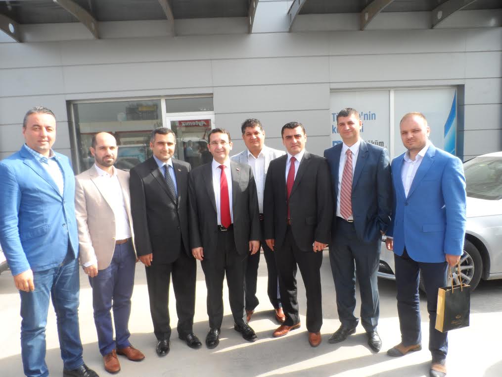 İBRAHİM TURHAN ASKON’U ZİYARET ETTİ