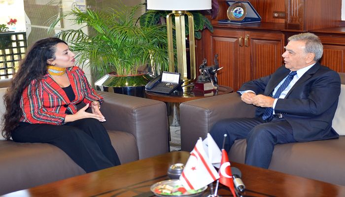 KKTC’nin yeni Konsolosu Emin, Başkan Kocaoğlu’nu ziyaret etti