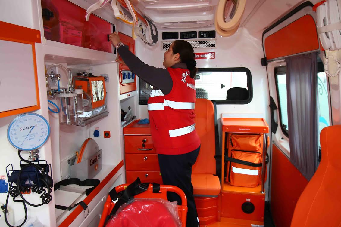 Ambulanslar “modernize” edildi