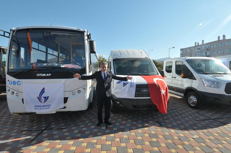 Güzelbahçe’nin araç filosu 100’e yaklaştı