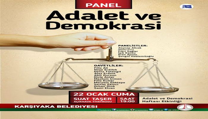 Adalet ve Demokrasi Karşıyaka’da dile gelecek