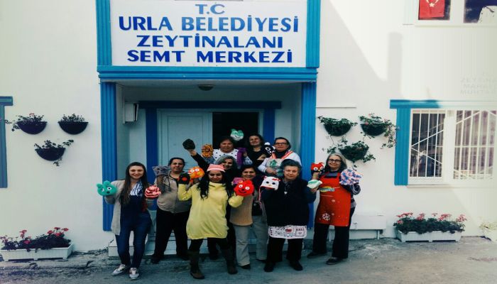 URLA’NIN DUYARLI KADINLARI LÖSEMİLİ ÇOCUKLARIN YANINDA
