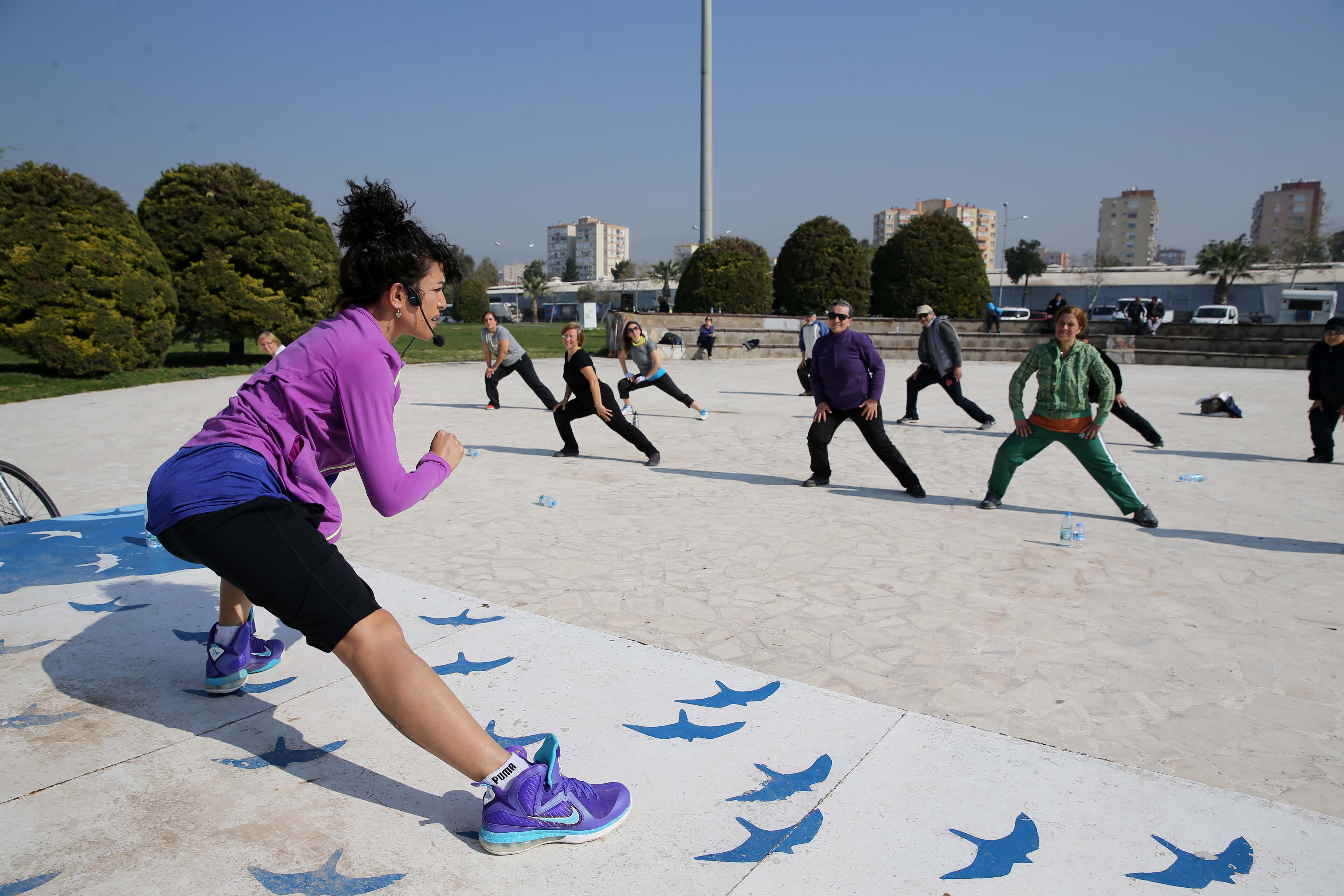 Karşıyaka’da sabah sporu keyfi