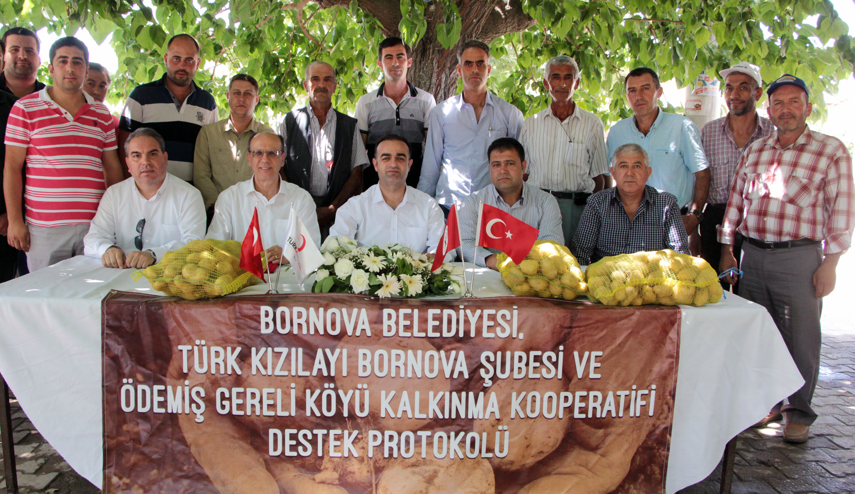 Bornova Belediyesi’nden patates üreticisine destek