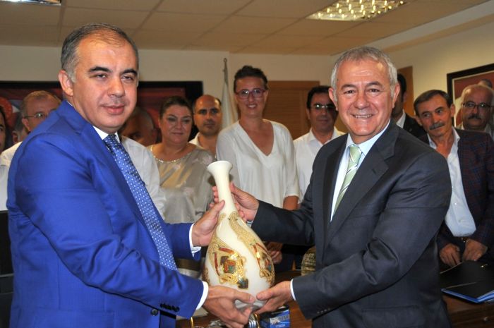 Yüksel’den Delican’a destek ziyareti