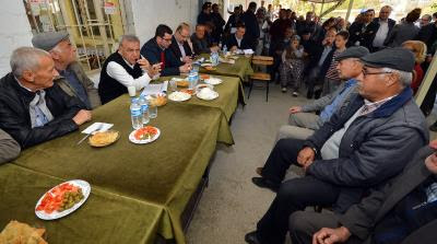 “Aziz Başkan buradaymış dediler, koştuk geldik”