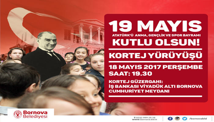 Bornova’da 19 Mayıs coşkusu