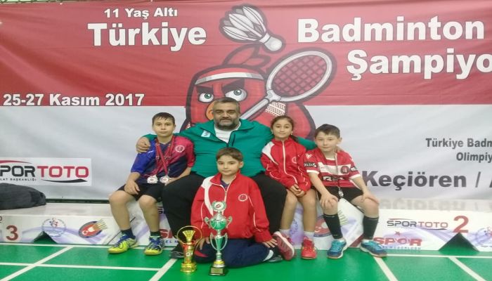 Badminton’da Türkiye İkincisi Oldu