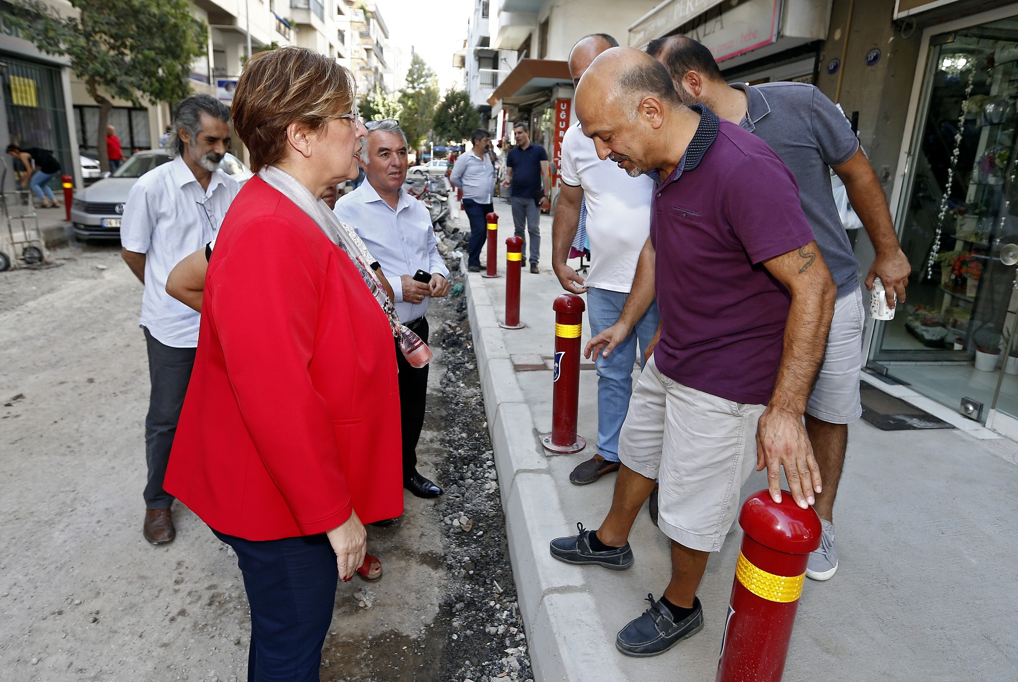 Alsancak sokaklarına jet bakım