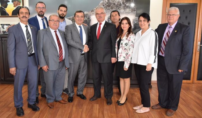 Batur’a göçmen derneklerinden ziyaret