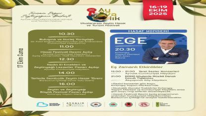 20. Ayvalık Uluslararası Zeytin Hasat ve Turizm Festivali Başlıyor…