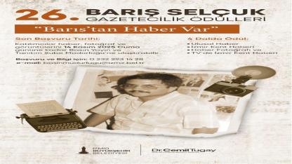 26. Barış Selçuk Gazetecilik Ödülleri’ne başvurular başladı