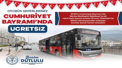 29 Ekim’de Ulaşım Ücretsiz Olacak