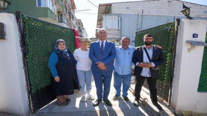 Gaziemir Belediyesi’nden yangında zarar gören evlere yardım eli