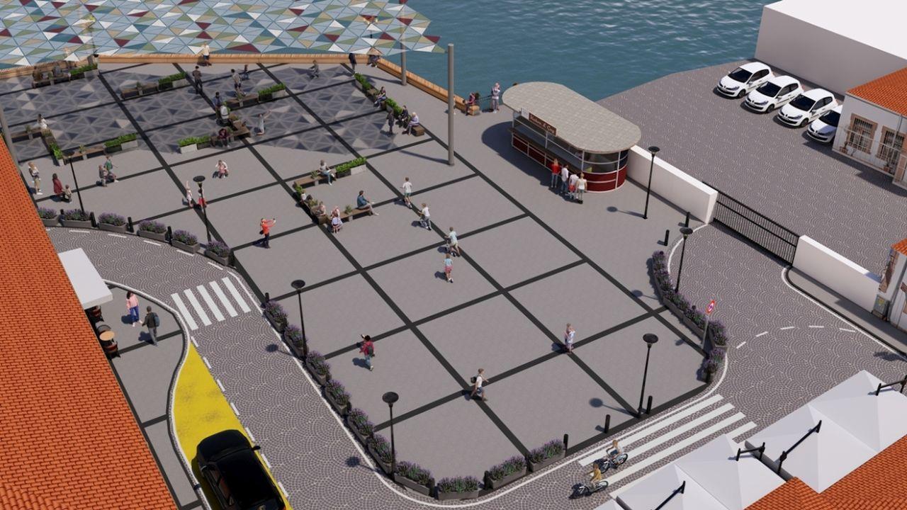 Ayvalık Denize Açılan Yeni Meydanına Kavuşuyor