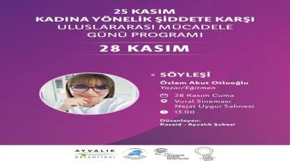 Ayvalık’ta 25 Kasım “Şiddete Karşı Bir Aradayız”