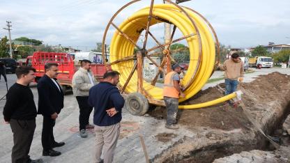 Dikili’de Doğal Gaz 4. Etap Çalışmaları Başladı