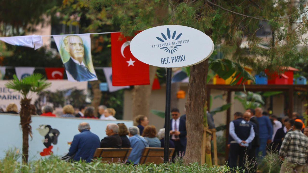 Yenilenen Beç Parkı Karabağlar’a yakıştı