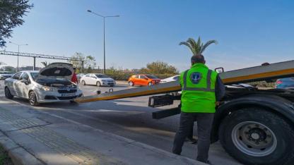Büyükşehir’den trafiğe anında müdahale