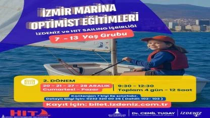 İzmir Marina, kış boyunca yelken tutkunlarını ağırlıyor
