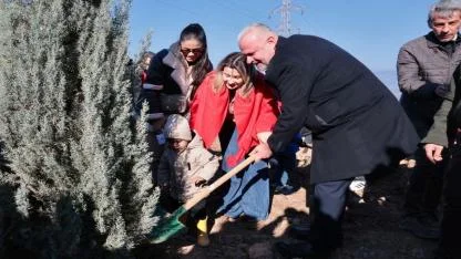 Menemen'de "İyi ki Doğdun Bebek Hatıra Ormanı" kuruldu